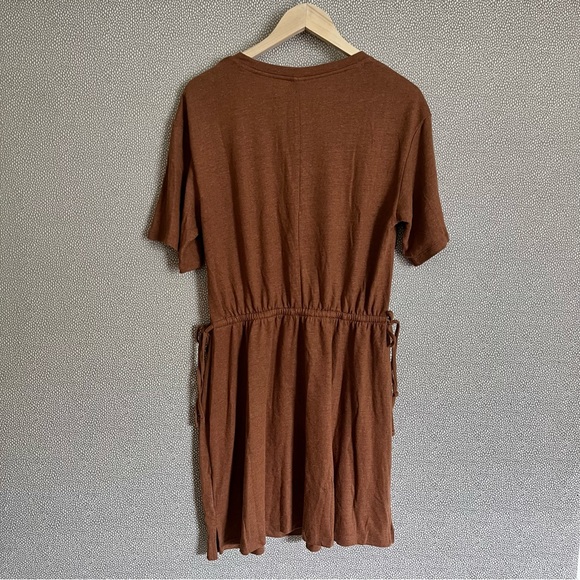 M 🆕 Old Navy Linen Drawstring Dress NWT - Picture 5 of 7